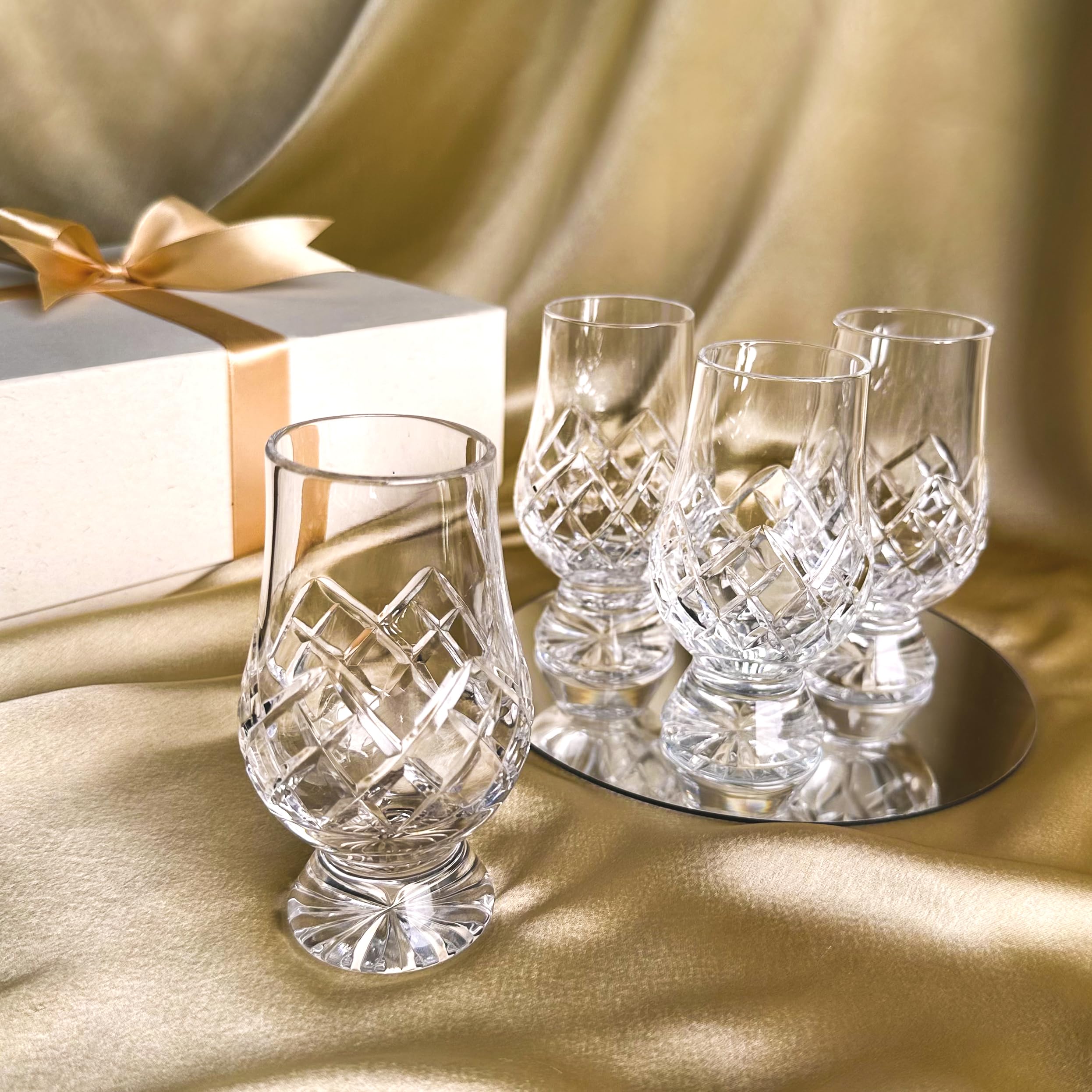 CUT GLENCAIRN Whiskey Glass with Water Dropper and Jug Gift Set - Image 5
